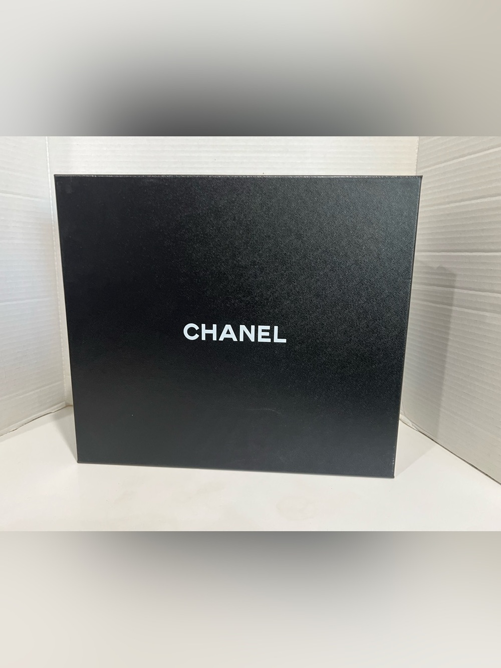 CHANEL Shoe Gift Box in Black Size 13" x 11" x 5"